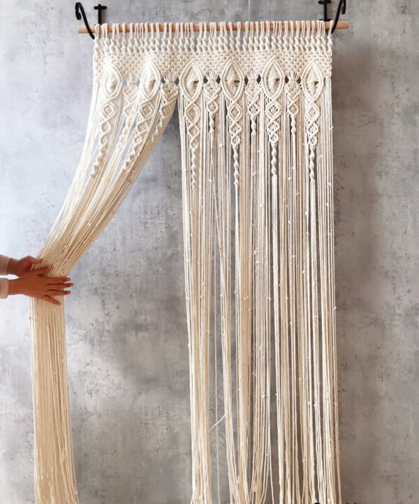 rideaux en macrame