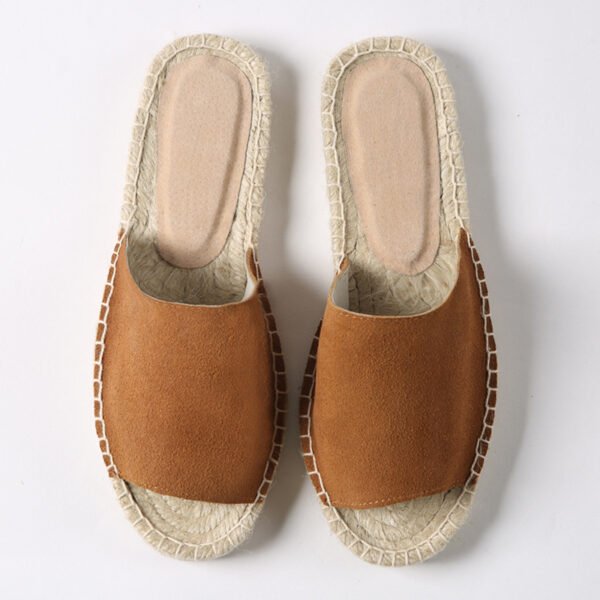 Espadrille femme compensée petit talon