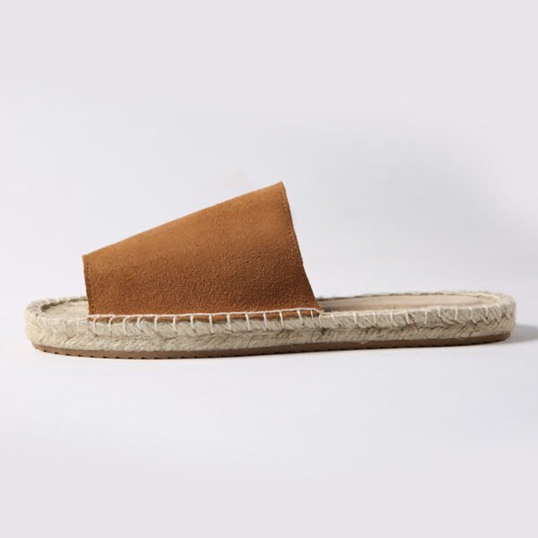 Espadrille femme compensée petit talon