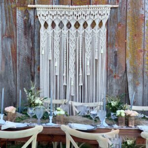 rideaux en macrame