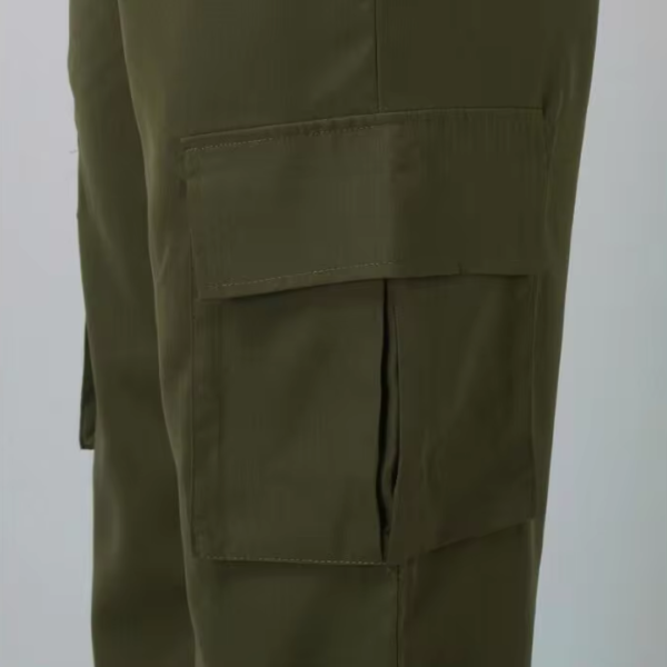 Pantalon kaki cargo femme