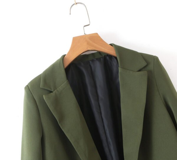 Blazer vert olive femme