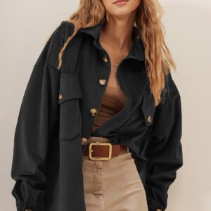 Veste en velours cotelé pour femme