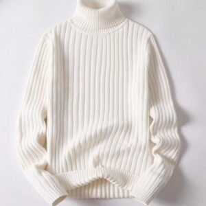 Pull Bouclette Blanc 2