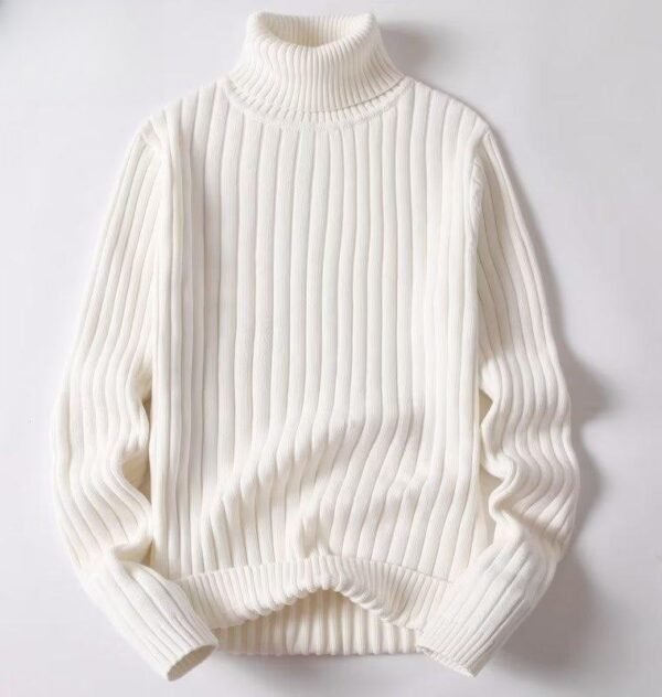 Pull Bouclette Blanc 2